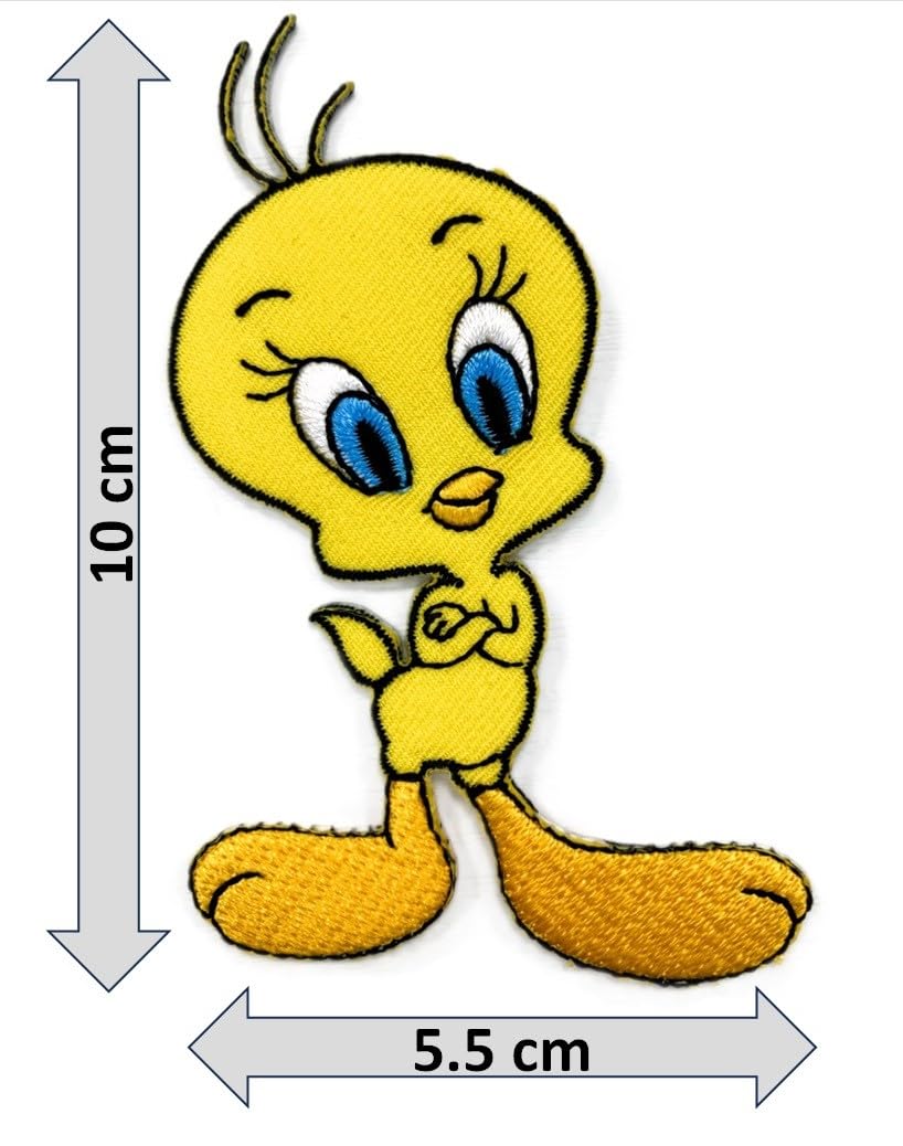 Amazon.co.jp: ワッペン キャラクター かわいい トゥイーティー 腕組